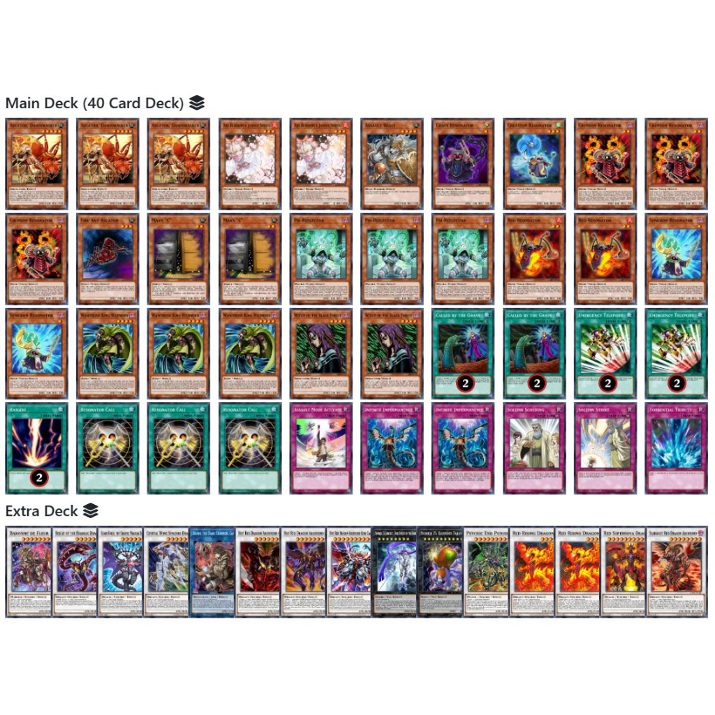Bài YuGiOh - Bộ 54 lá bài Resonator Deck - Card Game VN Giá Rẻ