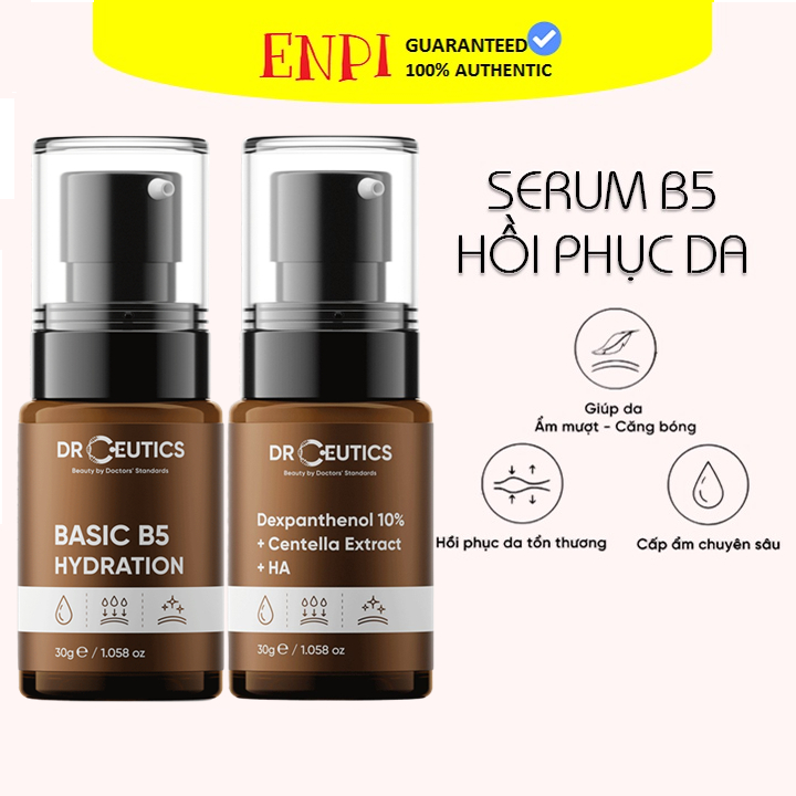 Serum DrCeutics B5 5-10% cấp ẩm phục hồi toàn diện