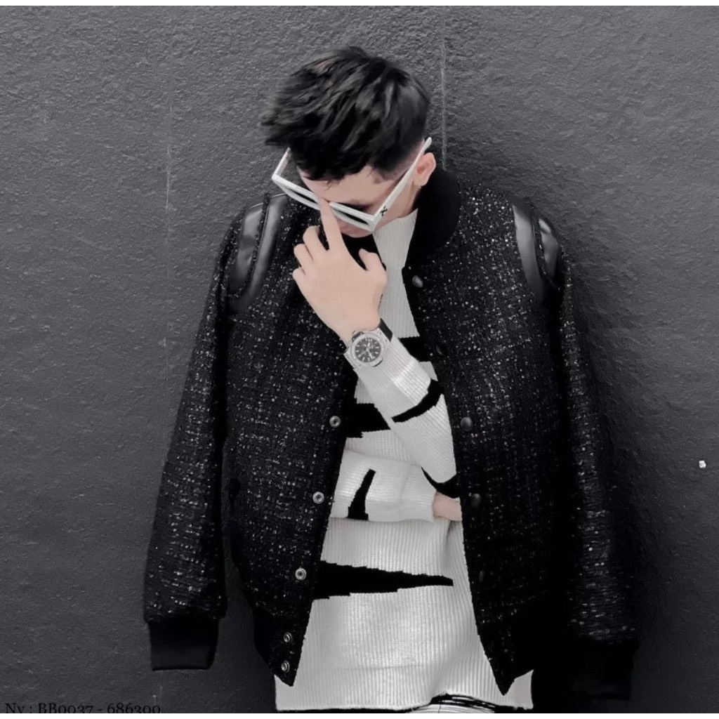 Áo Khoác Bomber Teddy Kim Tuyến Bản Siêu Cấp Hot Trend