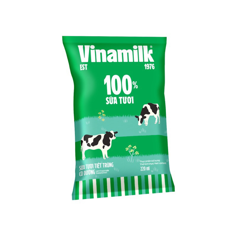 Thùng 48 bịch sữa dinh dưỡng Vinamilk 220ml (các loại)