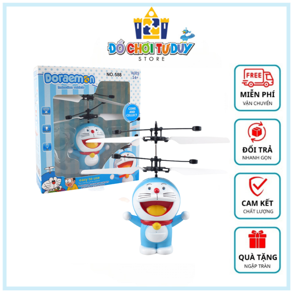 Doraemon bay đồ chơi trẻ em - cảm ứng bằng tay phát triển tư duy cho bé