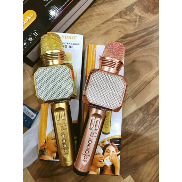 Micro Bluetooth SD10 Kèm Loa Mini Cao Cấp Âm Bass Hay - Bảo Hành Đổi Mới 1 1