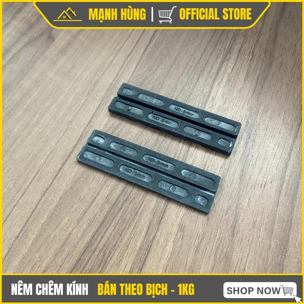Nêm nhựa chêm kính 3mm - 5mm, Nêm vát, Đệm kê kính