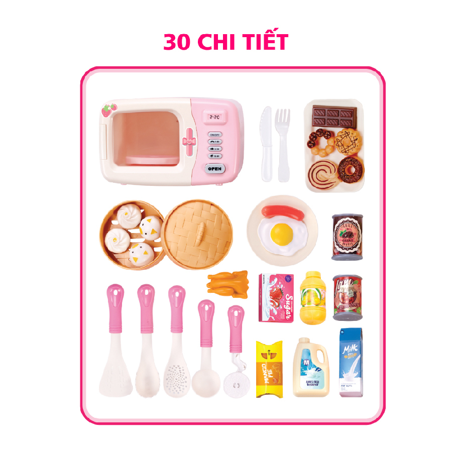 Đồ Chơi Bộ Lò Vi Sóng Và Các Món Ăn Thịnh Soạn SWEET HEART SH8610