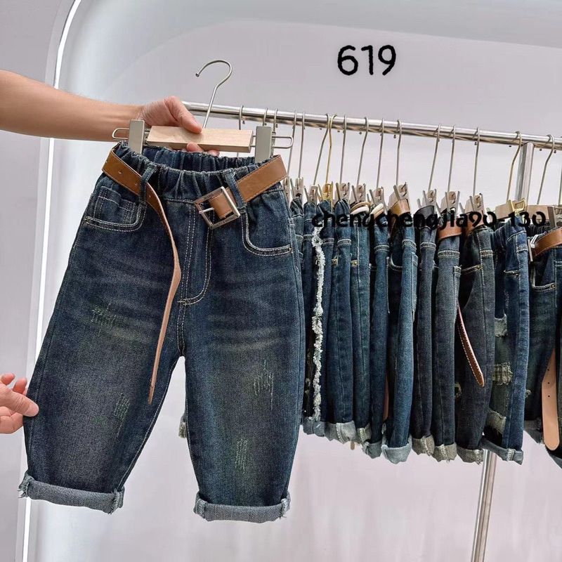 Quần JEANS CAO CẤP size nhí cho bé trai hàng Quảng Châu