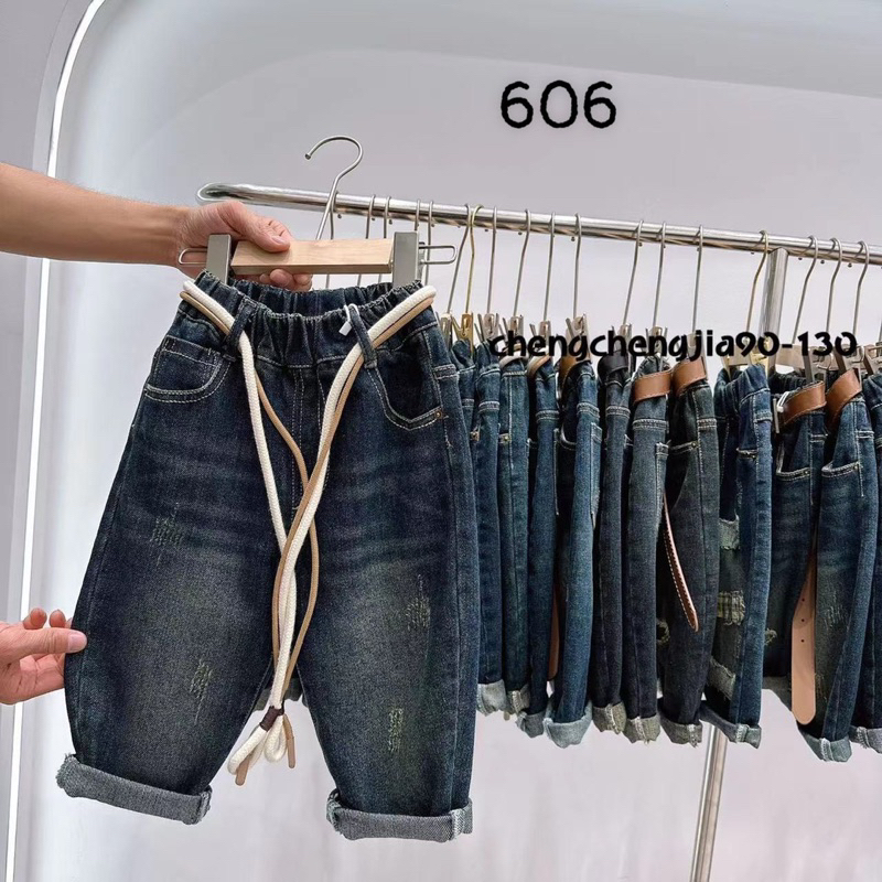 Quần JEANS CAO CẤP size nhí cho bé trai hàng Quảng Châu