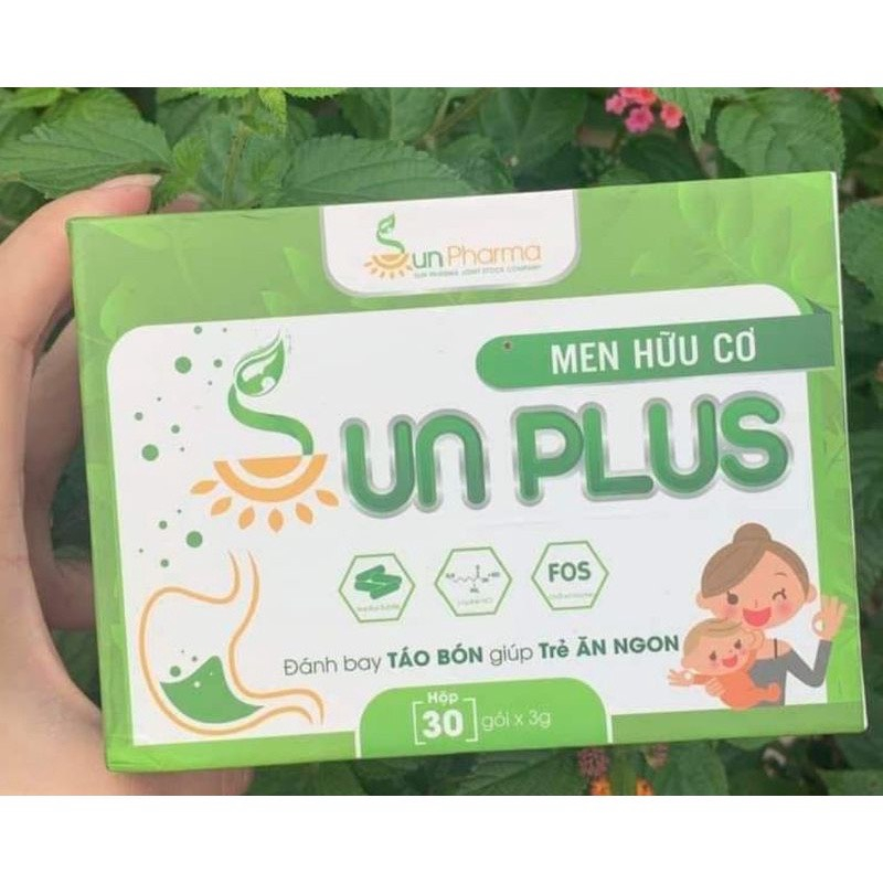 Men Hữu Cơ SunPlus - Giúp Bé Hết Biếng Ăn, Bé Hết Táo Bón, Tăng Hấp Thu,Tăng Đề Kháng, Bồi Bổ Cơ Thể Cho Bé