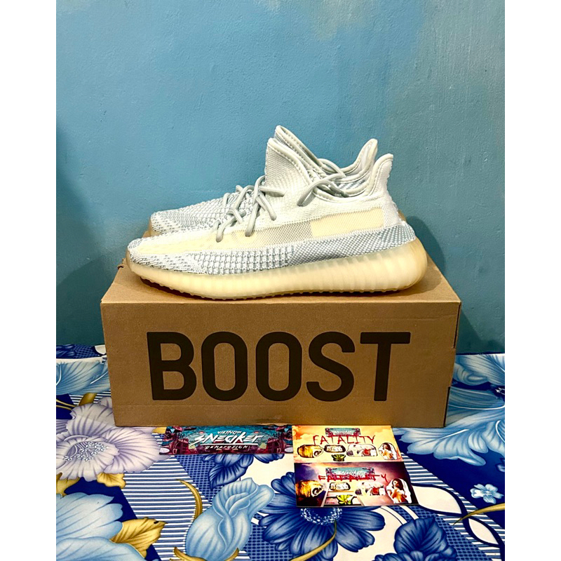 'Giày Cổ Thấp' adidas Yeezy Boost 350 V2 'Cloudwhite'
