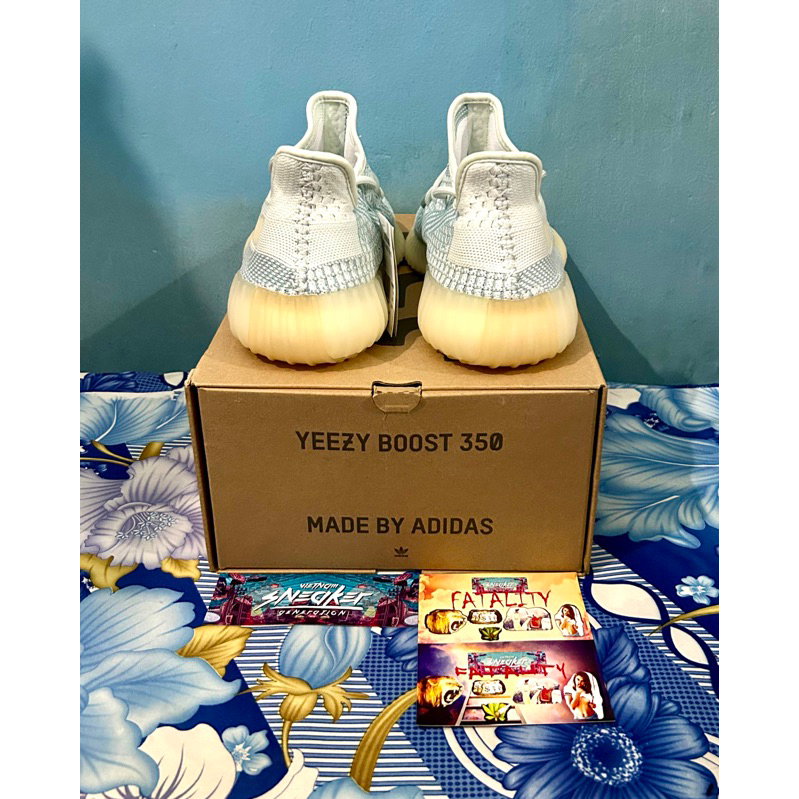 'Giày Cổ Thấp' adidas Yeezy Boost 350 V2 'Cloudwhite'