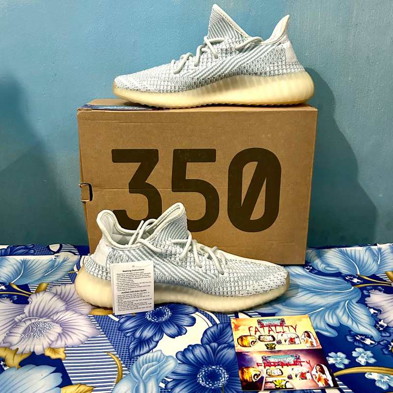 'Giày Cổ Thấp' adidas Yeezy Boost 350 V2 'Cloudwhite'