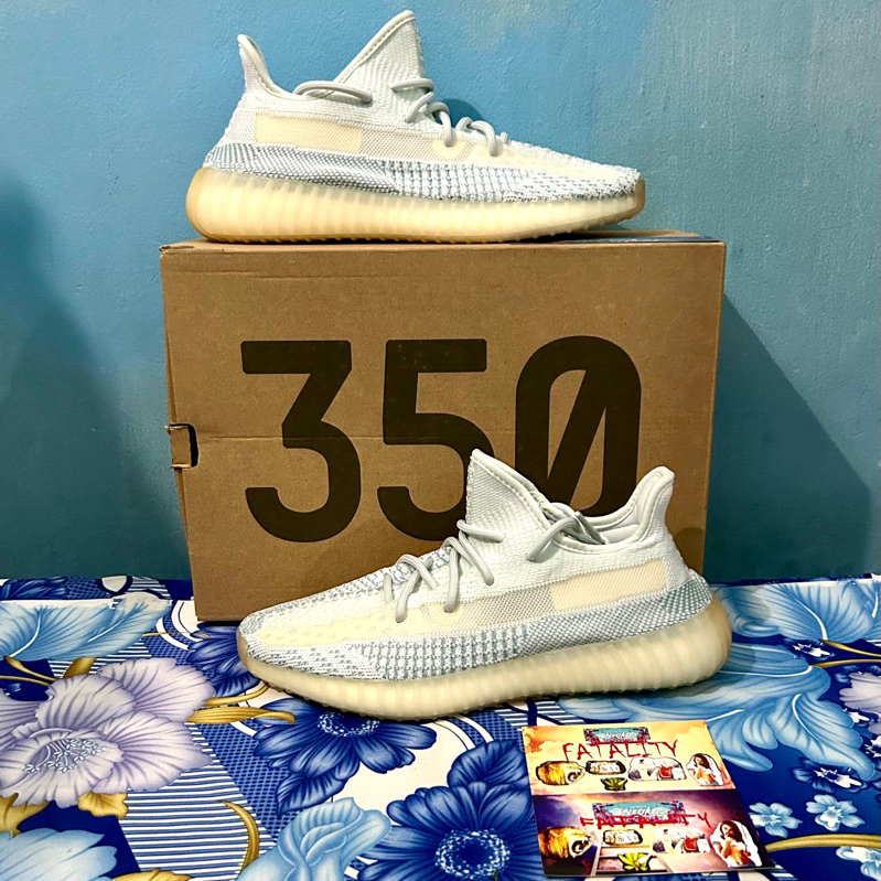 'Giày Cổ Thấp' adidas Yeezy Boost 350 V2 'Cloudwhite'