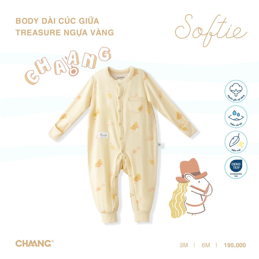 Body Dài Cúc Giữa Treasure CHAANG AW23D10