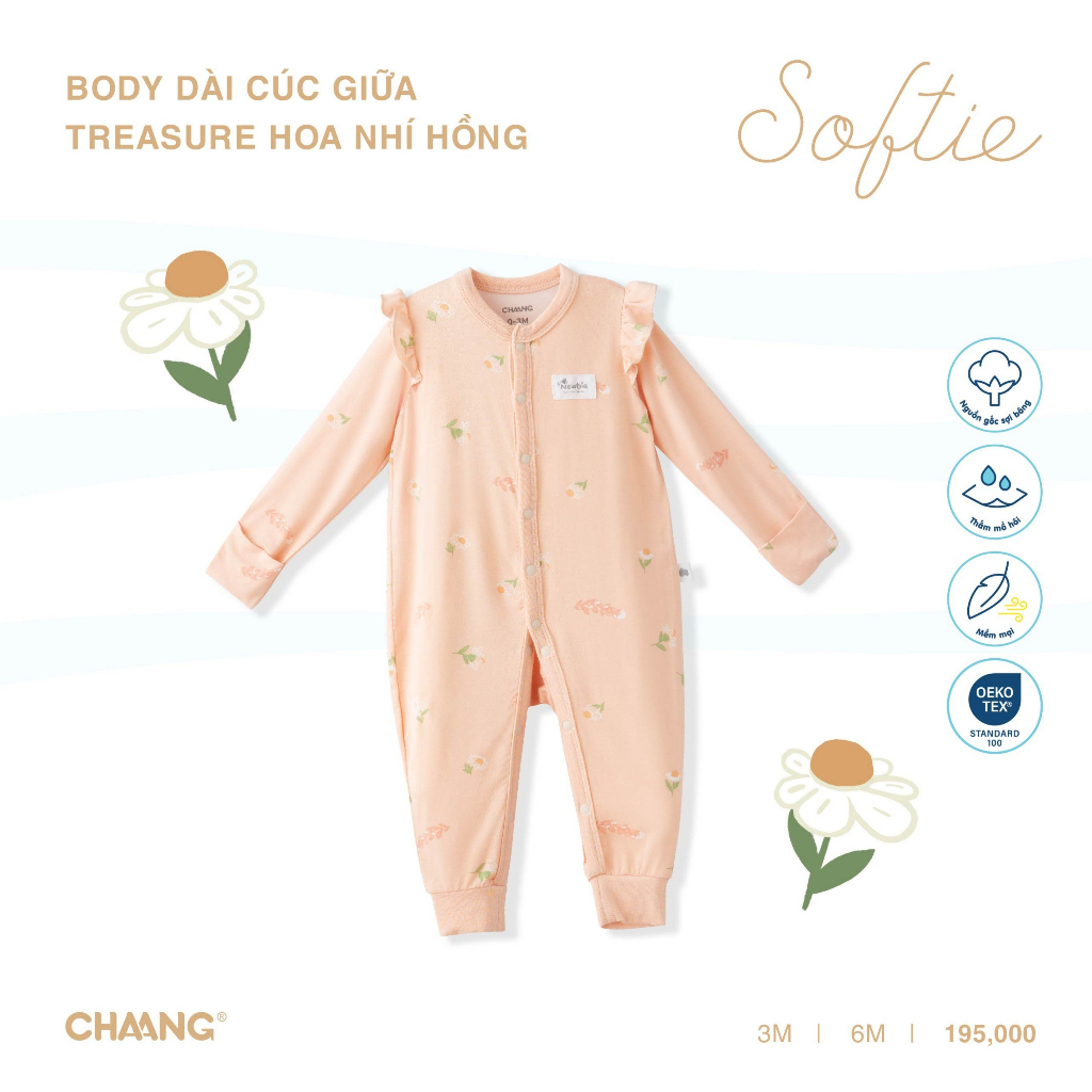 Body Dài Cúc Giữa Treasure CHAANG AW23D10