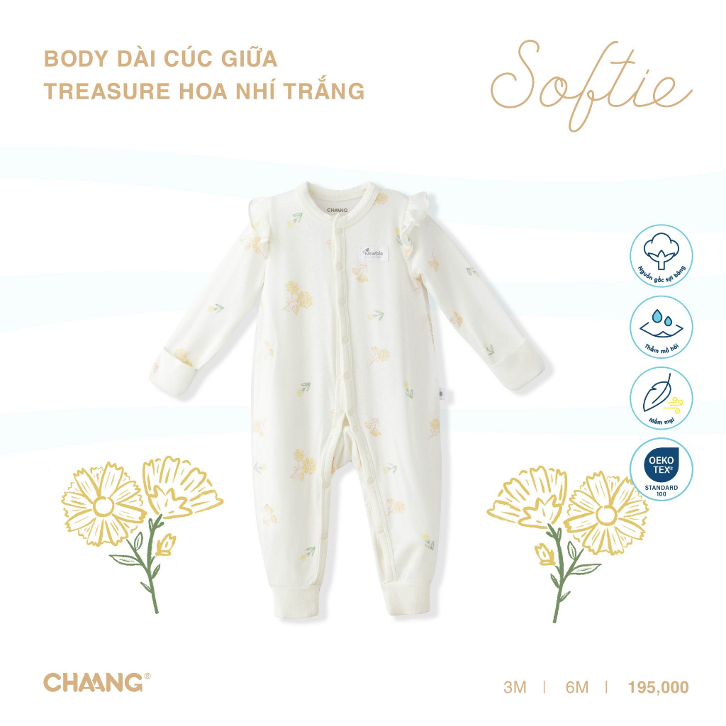 Body Dài Cúc Giữa Treasure CHAANG AW23D10