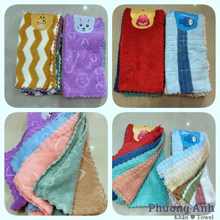 [Siêu rẻ] Khăn lông cừu,Khăn đa năng lau bếp 30x30cm
