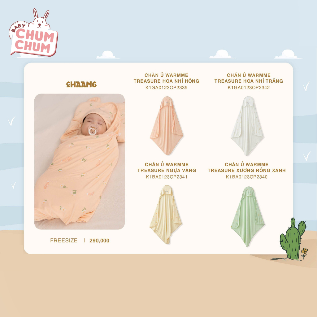 Chăn Ủ Warmme Treasure CHAANG AW23D10
