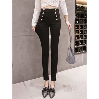 Quần legging 6 cúc cạp cao cực kì tôn dáng-chm-mã legging 6 cúc