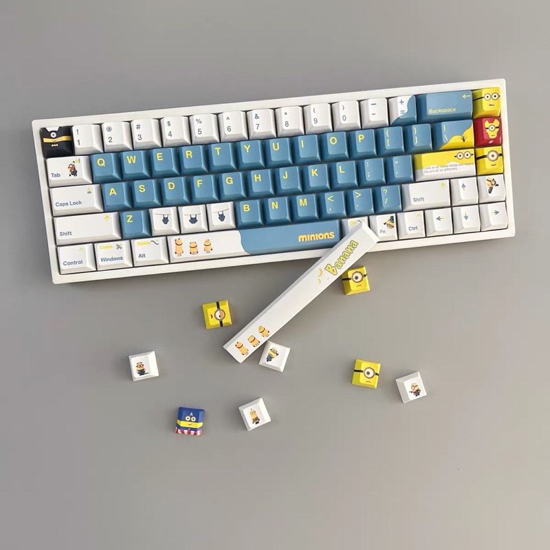 Keycap Minion INDUSTRIES Profile chất liệu PBT dyesub dùng trên nhiều layout bàn phím cơ - Polabe Store