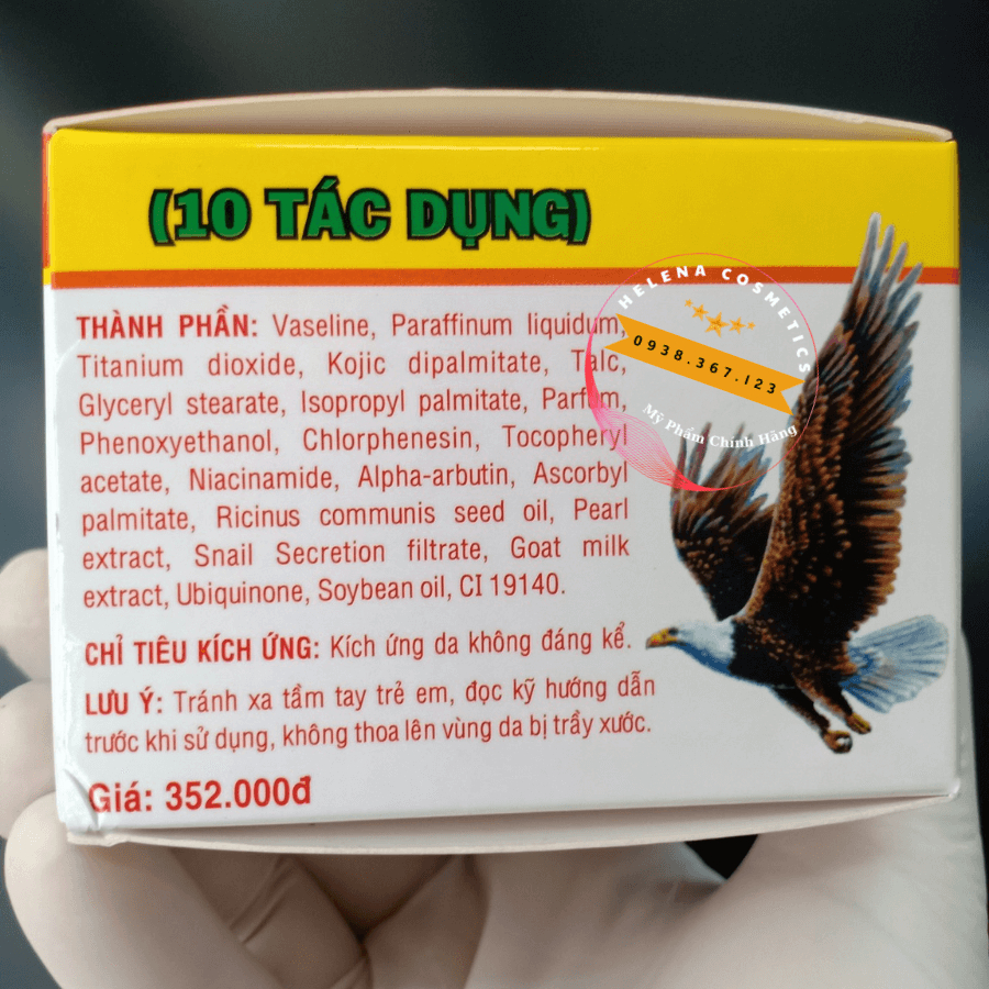 Kem dưỡng trắng da mặt ngừa lão hóa da 10 tác dụng X2 chính hãng 30g - Mỹ Phẩm Uyên Nhi