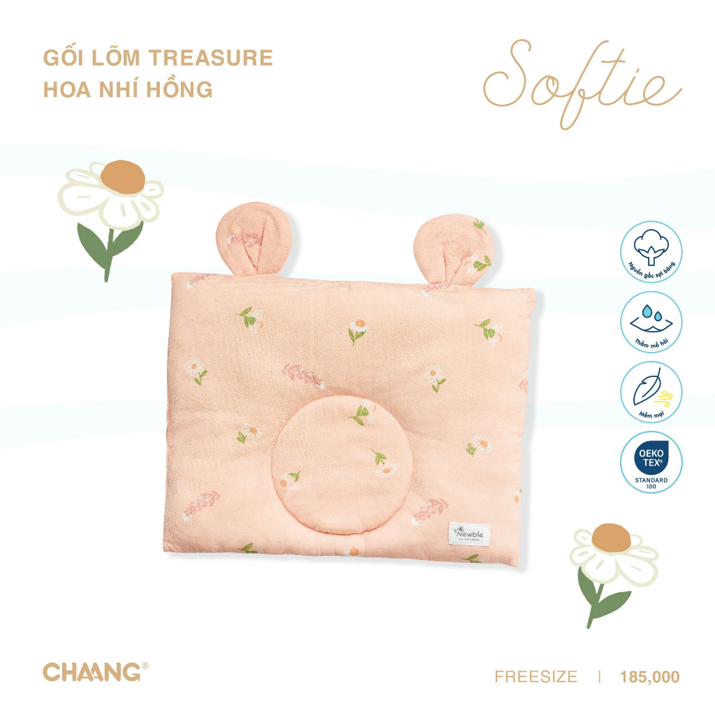 Gối Lõm Treasure Cho Bé CHAANG AW23D10