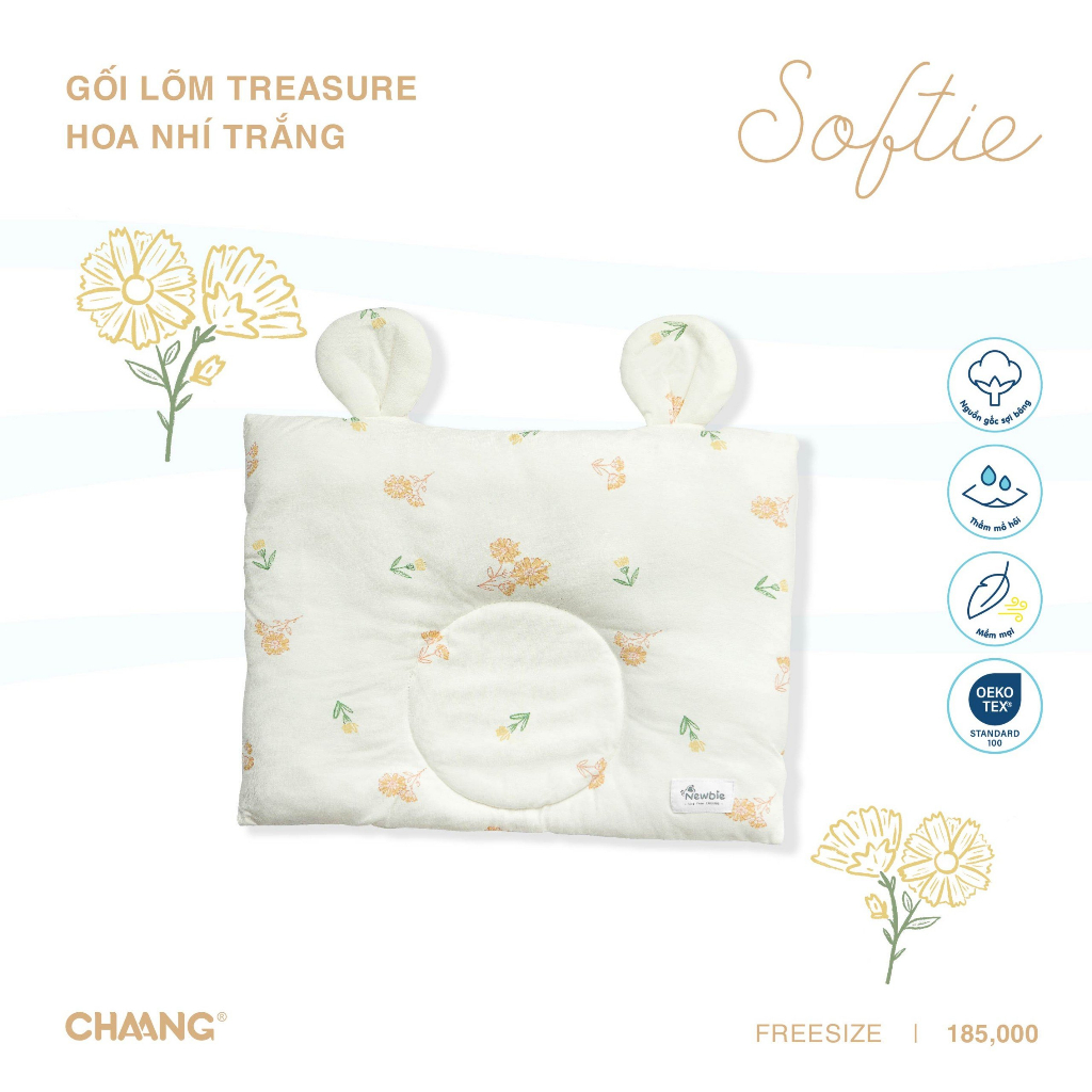 Gối Lõm Treasure Cho Bé CHAANG AW23D10