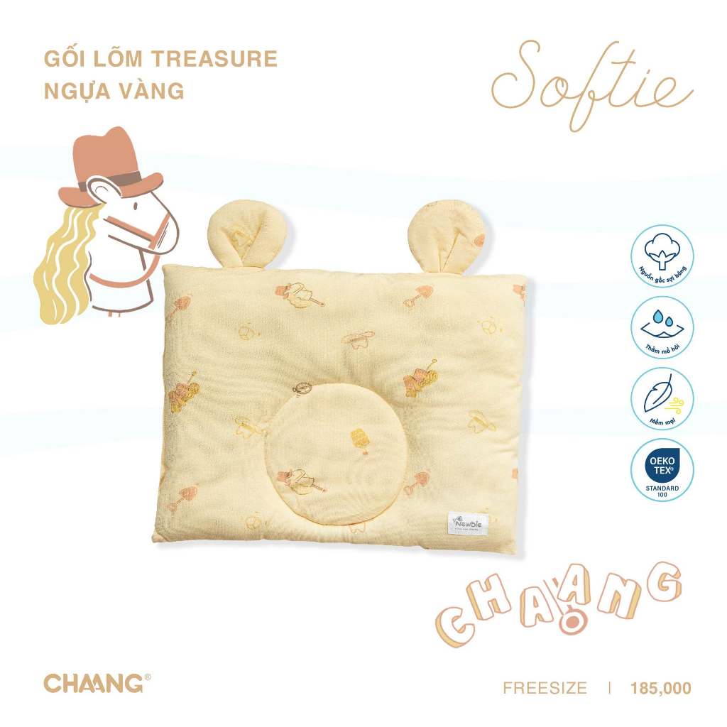 Gối Lõm Treasure Cho Bé CHAANG AW23D10