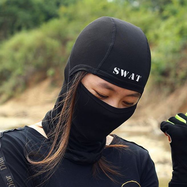 Khăn trùm đầu ninja fullface SWAT basic freesize vải siêu co dãn, thoáng mát hàng chuẩn xịn cao cấp