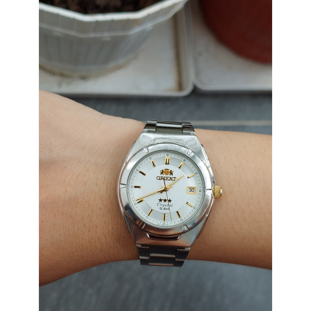 Đồng hồ nam Orient 3 sao hàng Si chạy pin