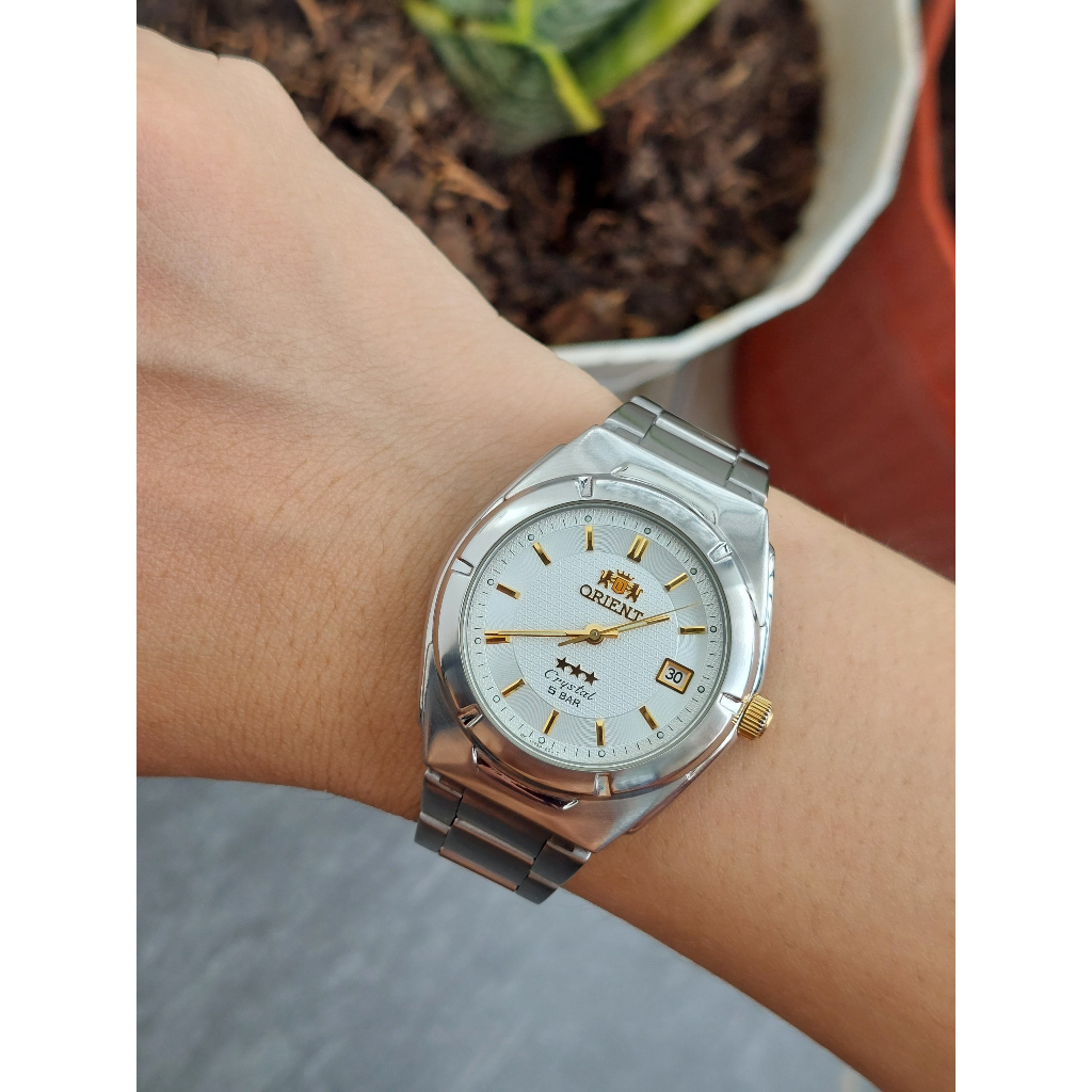 Đồng hồ nam Orient 3 sao hàng Si chạy pin