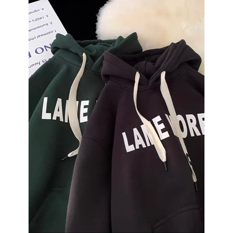 Áo khoác hoodie zip có khoá chất nỉ bông siêu dày in hình More