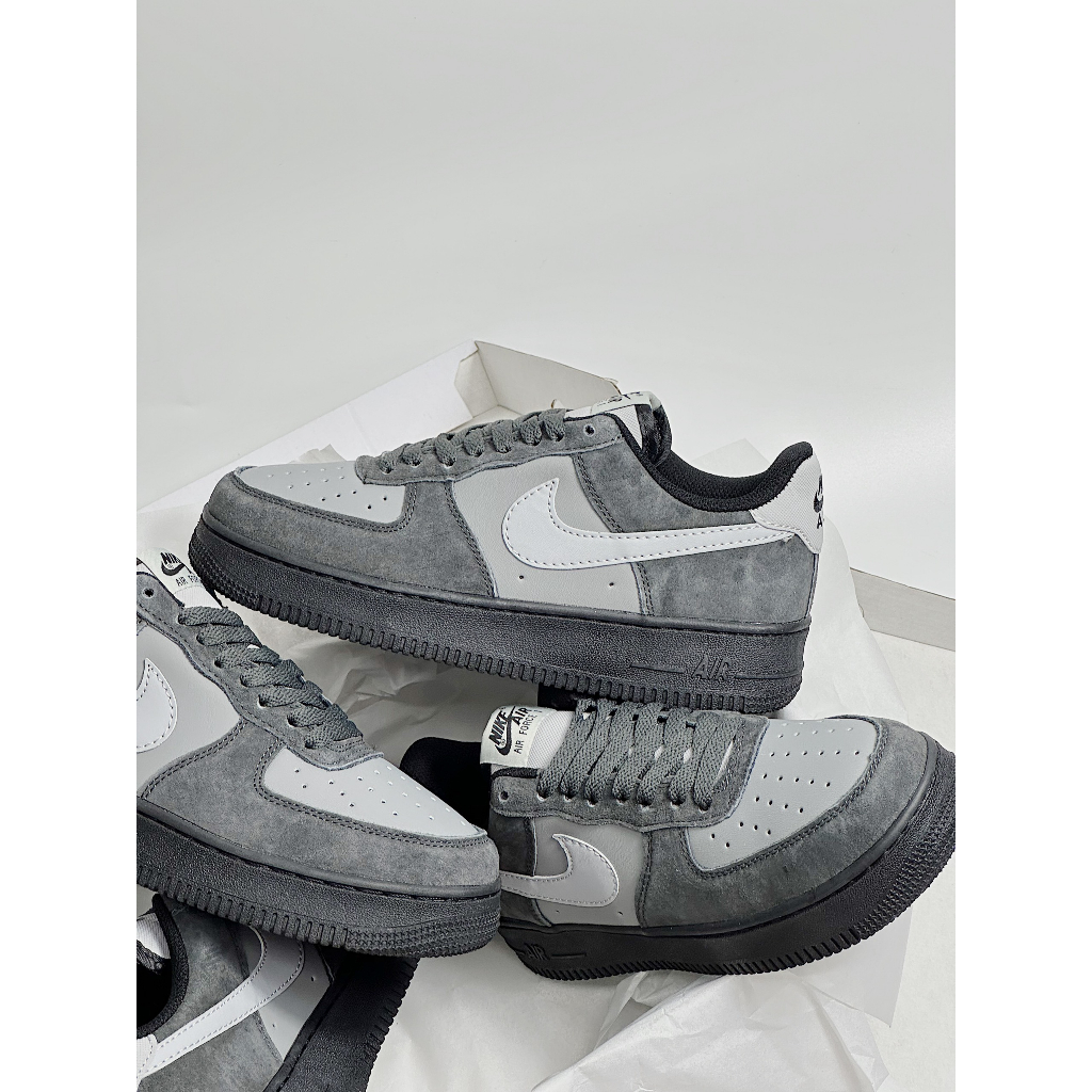 GIÀY THỂ THAO AF1 XÁM ĐEN MẪU MỚI NHẤT 2023_GIÀY SNAKER AF1 XÁM PHỐI ĐEN SIÊU HOT
