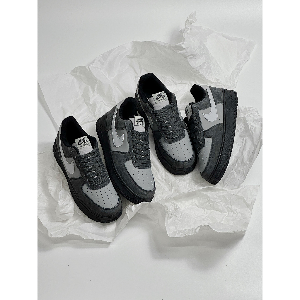 GIÀY THỂ THAO AF1 XÁM ĐEN MẪU MỚI NHẤT 2023_GIÀY SNAKER AF1 XÁM PHỐI ĐEN SIÊU HOT