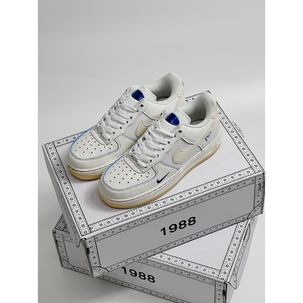 GIÀY THỂ THAO AF1 GLOBAL MẪU MỚI NHẤT 2023_GIÀY SNAKER AF1 TRẮNG PHỐI XANH SIÊU HOT