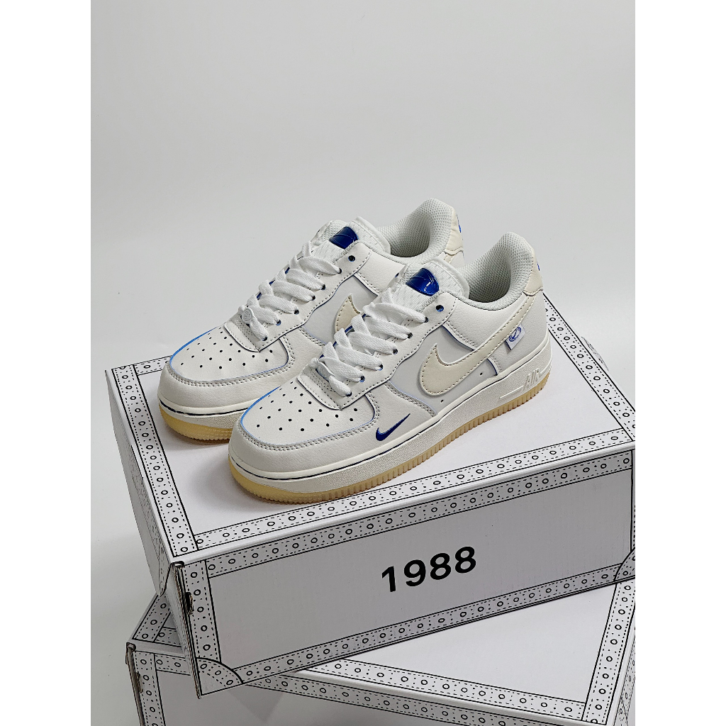 GIÀY THỂ THAO AF1 GLOBAL MẪU MỚI NHẤT 2023_GIÀY SNAKER AF1 TRẮNG PHỐI XANH SIÊU HOT