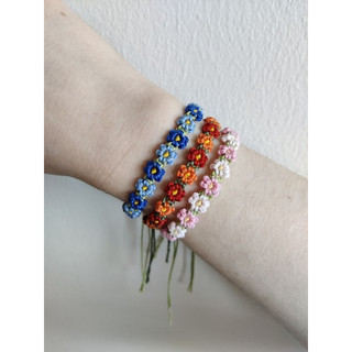 Vòng chỉ thêu handmade hoa Hướng Dương