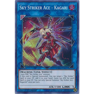 [ Dưa Hấu Yugioh ] Lá bài thẻ Sky Striker Ace Kagari - Super Rare - Tặng bọc bài nhựa bảo quản