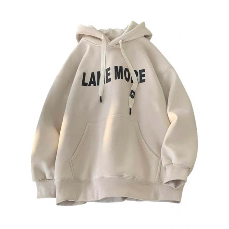 Áo khoác hoodie zip có khoá chất nỉ bông siêu dày in hình More