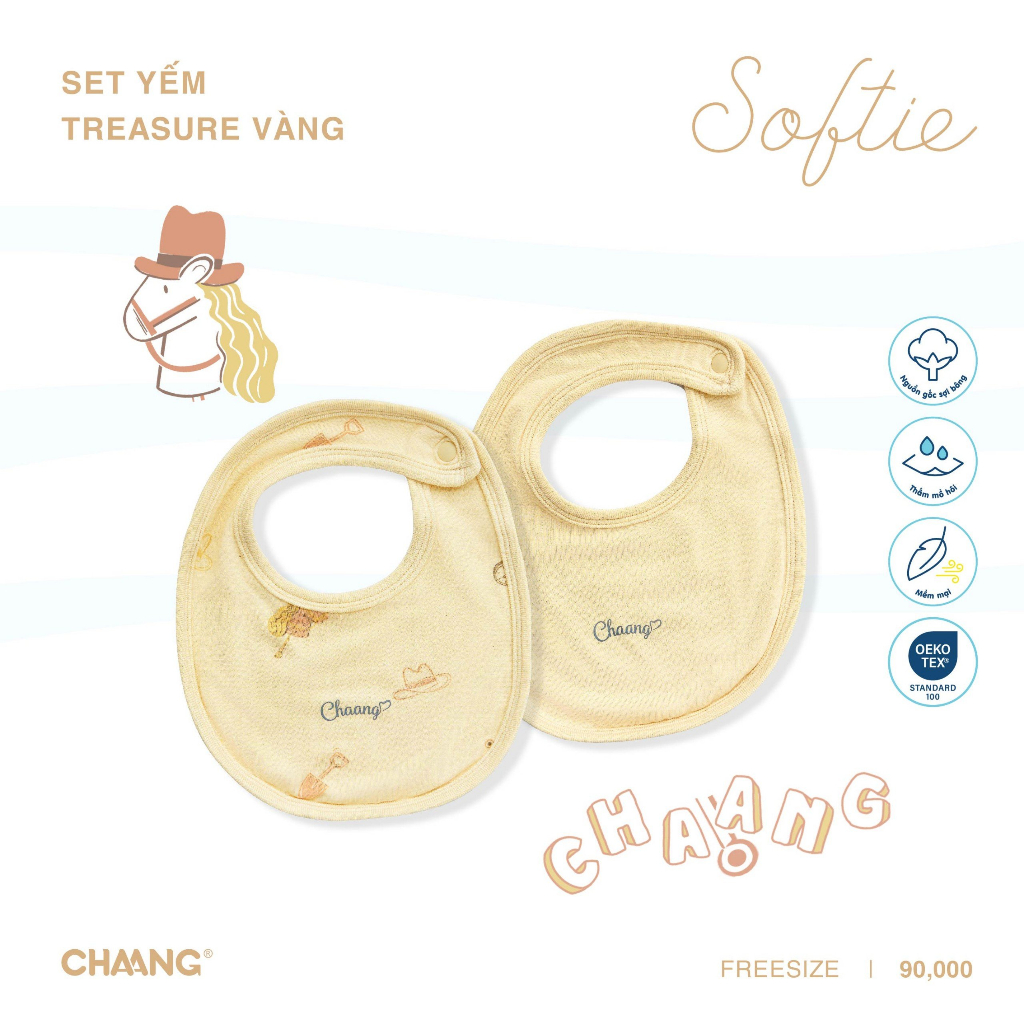 Set Yếm Treasure Cho Bé CHAANG AW23D10