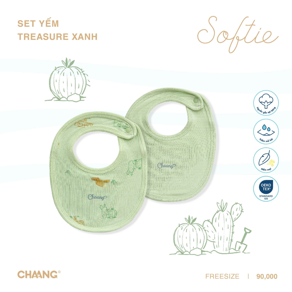 Set Yếm Treasure Cho Bé CHAANG AW23D10