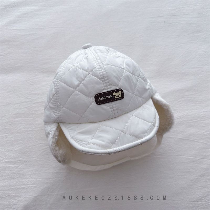 Mũ vải lót bông che tai ấm áp cho bé từ 1-3 tuổi