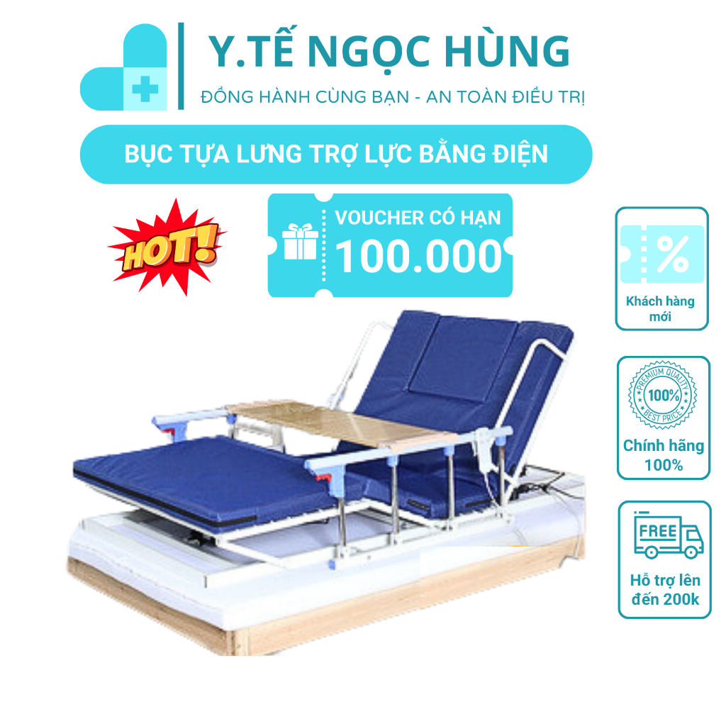 Giường nâng hạ RUIKANG trợ lực bằng điện hỗ trợ nâng đỡ bệnh nhân, người già