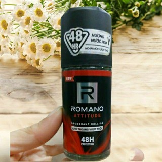 LĂN KHỬ MÙI KHÔ THOÁNG VƯỢT TRỘI CHO NAM ROMANO ATTITUDE 50ML, HƯƠNG NƯỚC HOA SANG TRỌNG