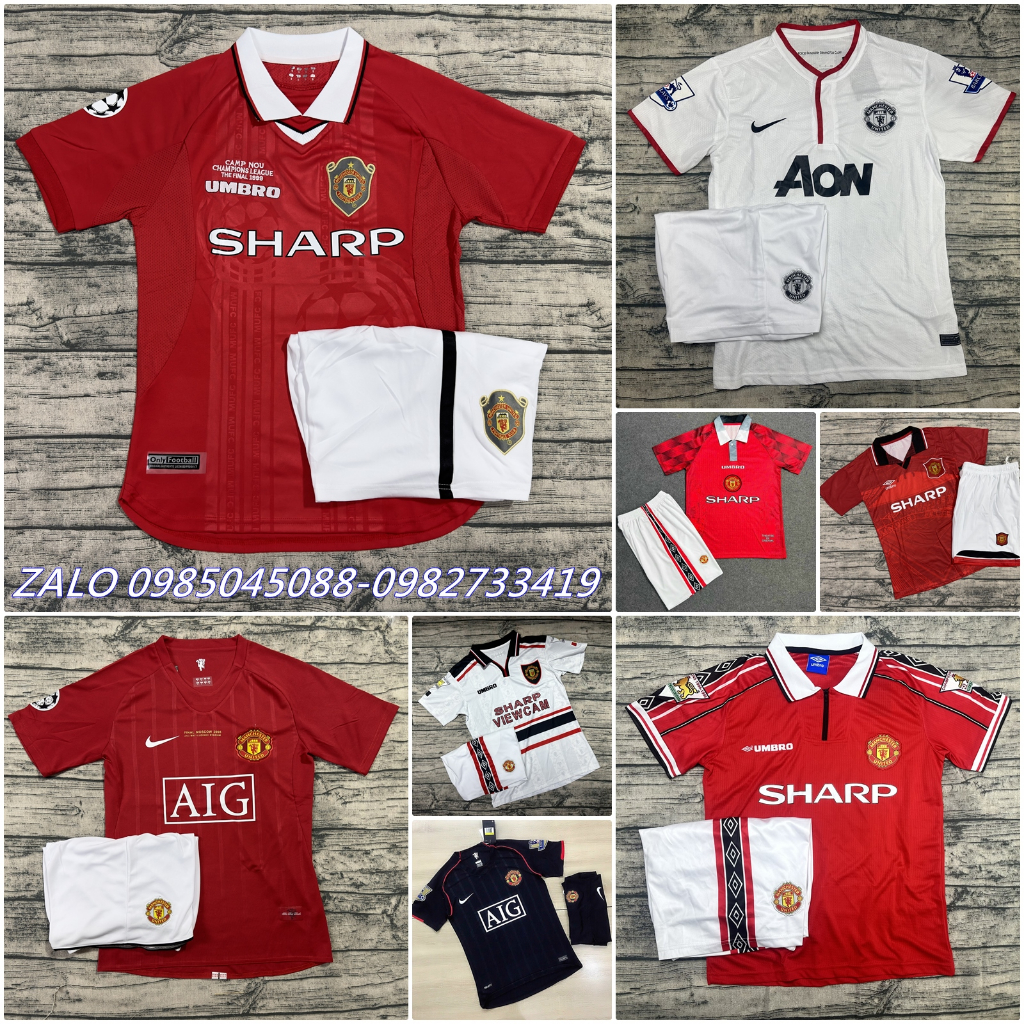 ÁO BÓNG ĐÁ CLB MANCHESTER UINITED-QUẦN ÁO BÓNG ĐÁ VẢI GAI THÁI CAO CẤP