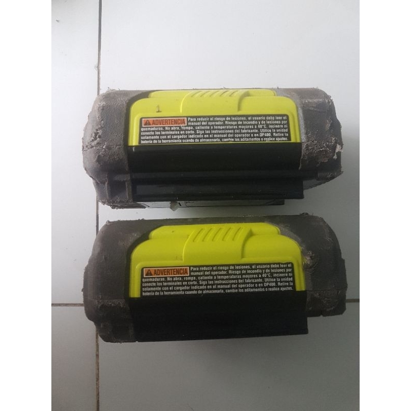 Pin ryobi 40v lấy vỏ mạch pin không lên đèn