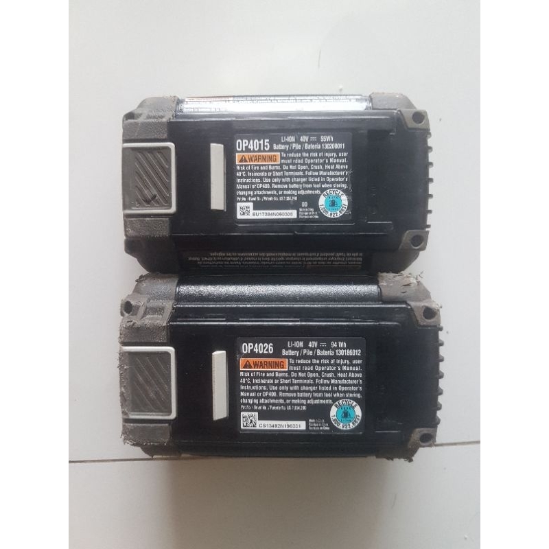 Pin ryobi 40v lấy vỏ mạch pin không lên đèn