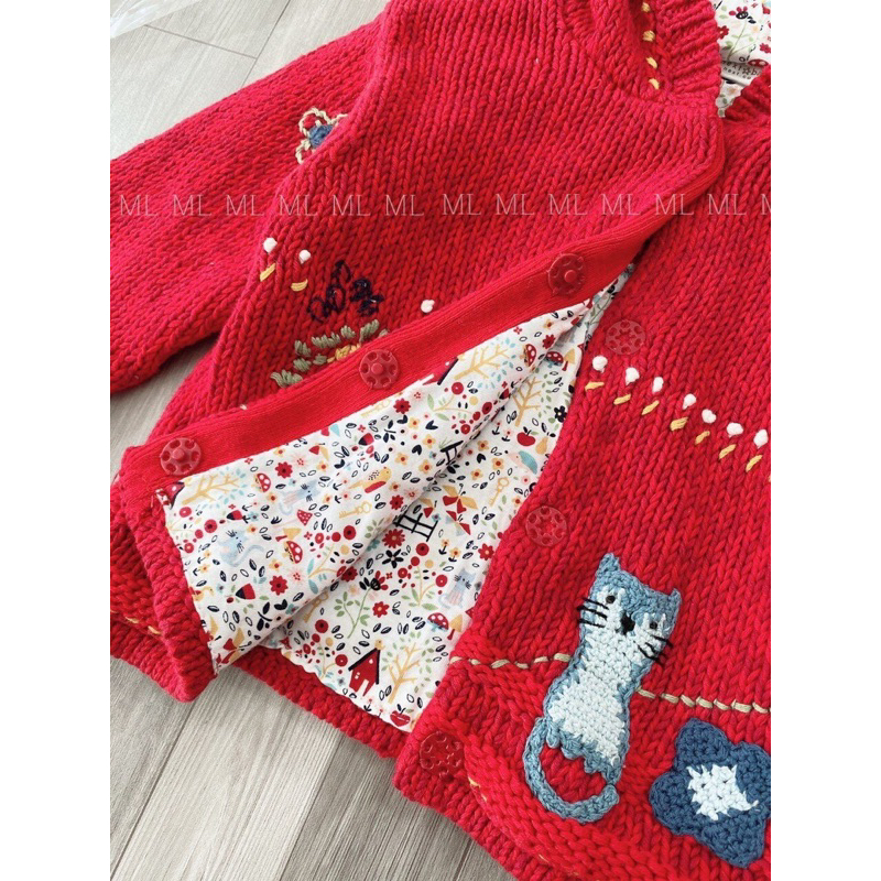 Áo khoác len Nếch baby dư xịn xuất uk