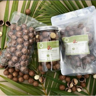 (HŨ 500G) MACCA DAKLAK SẤY NỨT VỎ