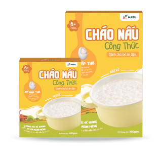 Cháo ăn dặm Mabu hạt vỡ 900g