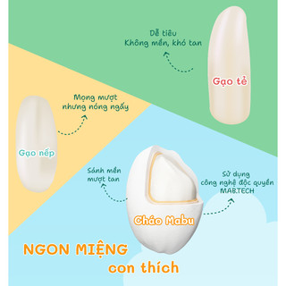 Cháo ăn dặm Mabu hạt vỡ 900g