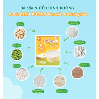 Cháo ăn dặm Mabu hạt vỡ 900g